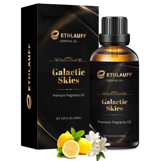 Front view of Mens Cologne Fragrance Oil Galactic Skies bottle