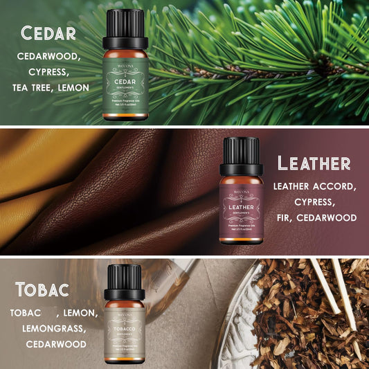 Sandalwood fragrance oil bottle from the set