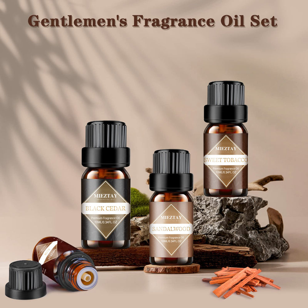 Bay Rum essential oil bottle (10 mL) from Mens Essential Oils Set