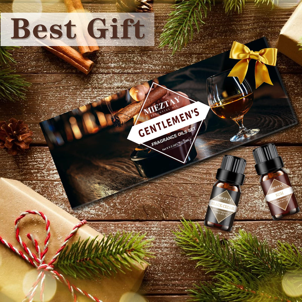 Sweet Tobacco essential oil bottle (10 mL) from Mens Essential Oils Set