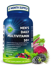 Front packaging of Men's Daily Multivitamin 50+
