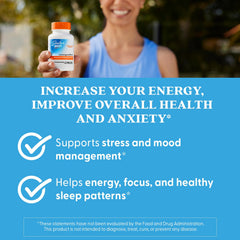 Ashwagandha supports mental focus and energy