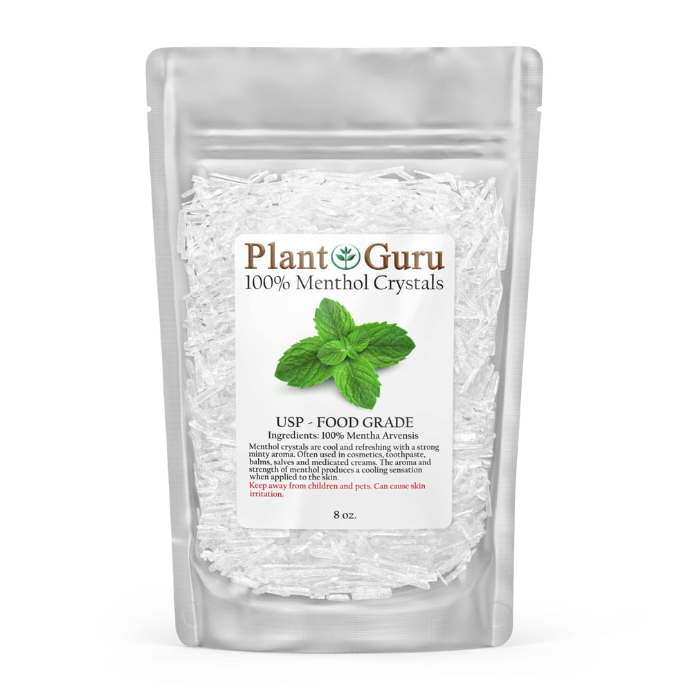 8 oz jar of Menthol Crystals (Mentha Arvensis)