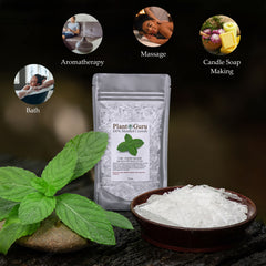 DIY cosmetics, balms, and soaps with menthol crystals