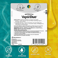 Mentholatum Vaporduo travel-compact design fits in purse or pocket.