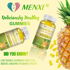 Daily dosage: two gummies provide a convenient two-month supply.