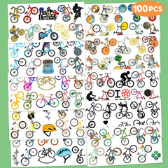 MeoIsDaBest bike tattoo sheet perfect for photo-worthy party favors.