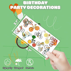 MeoIsDaBest bike tattoos sheet provides durable designs for days of wear.