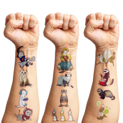 MeoIsDaBest ferret party decor sheets for vibrant celebrations.
