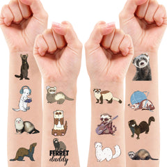 MeoIsDaBest ferret tattoos set offering 100 pieces for party favors.