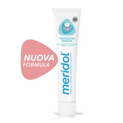 Front view of Meridol Gencives Irritees Dentifrice twin-pack 2 x 75 ml