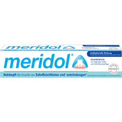 Meridol Gum Irritated Toothpaste 75 ml packaging