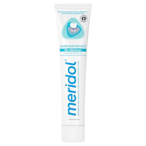 Meridol double pack packaging and tubes