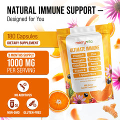 Ingredients: zinc, elderberry, quercetin and bioflavonoids