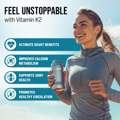 Muscle health support with D3 K2 softgels