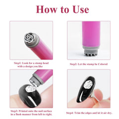 Mervothixa flower, butterfly, and rose patterns for versatile nail art.