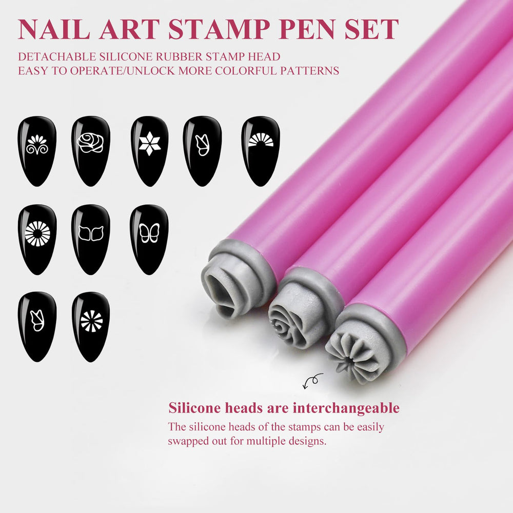 Mervothixa simple stamping process for professional-looking nails.