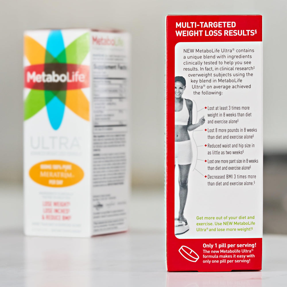 Calcium, potassium, and caffeine in MetaboLife Ultra formula
