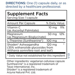 L-Theanine with Ashwagandha for calm focus