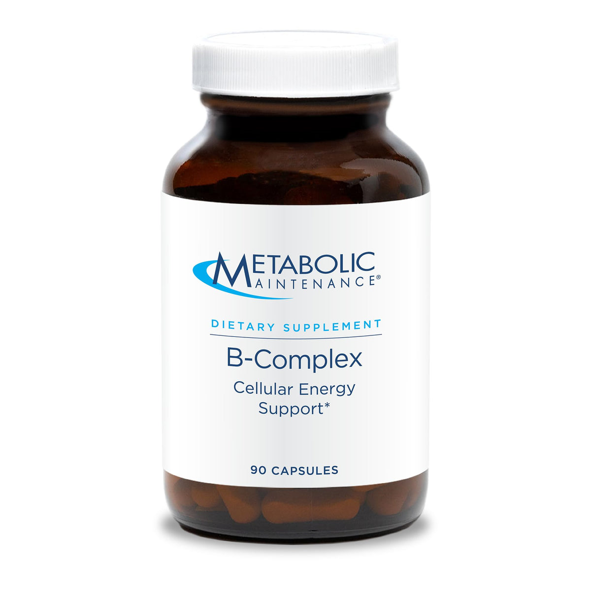 Metabolic Maintenance B-Complex bottle with vegan capsules