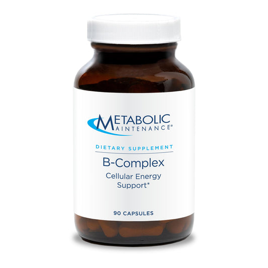 Metabolic Maintenance B-Complex bottle with vegan capsules