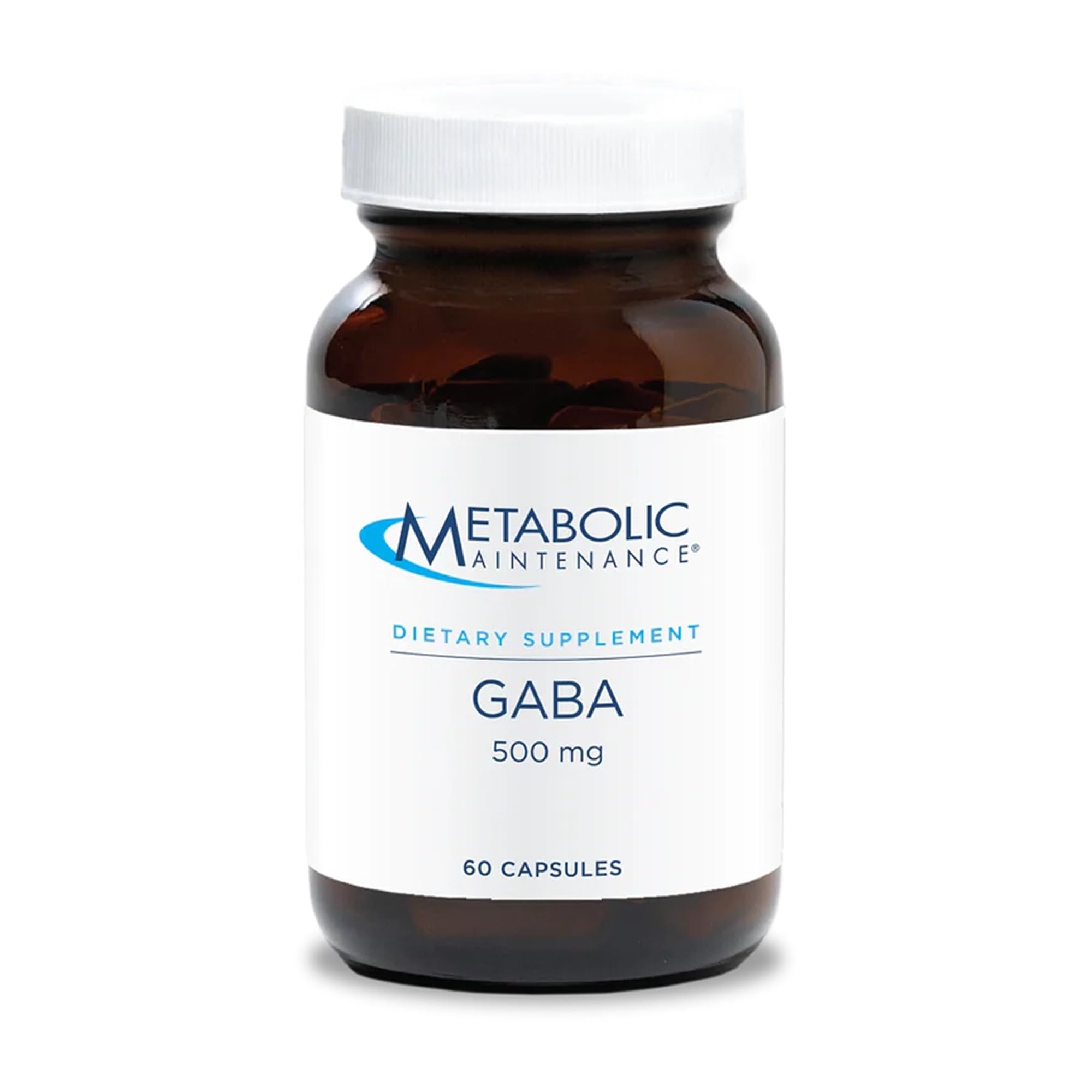 Metabolic Maintenance GABA 500mg bottle and 60 capsules
