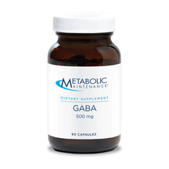 Metabolic Maintenance GABA 500mg bottle and 60 capsules