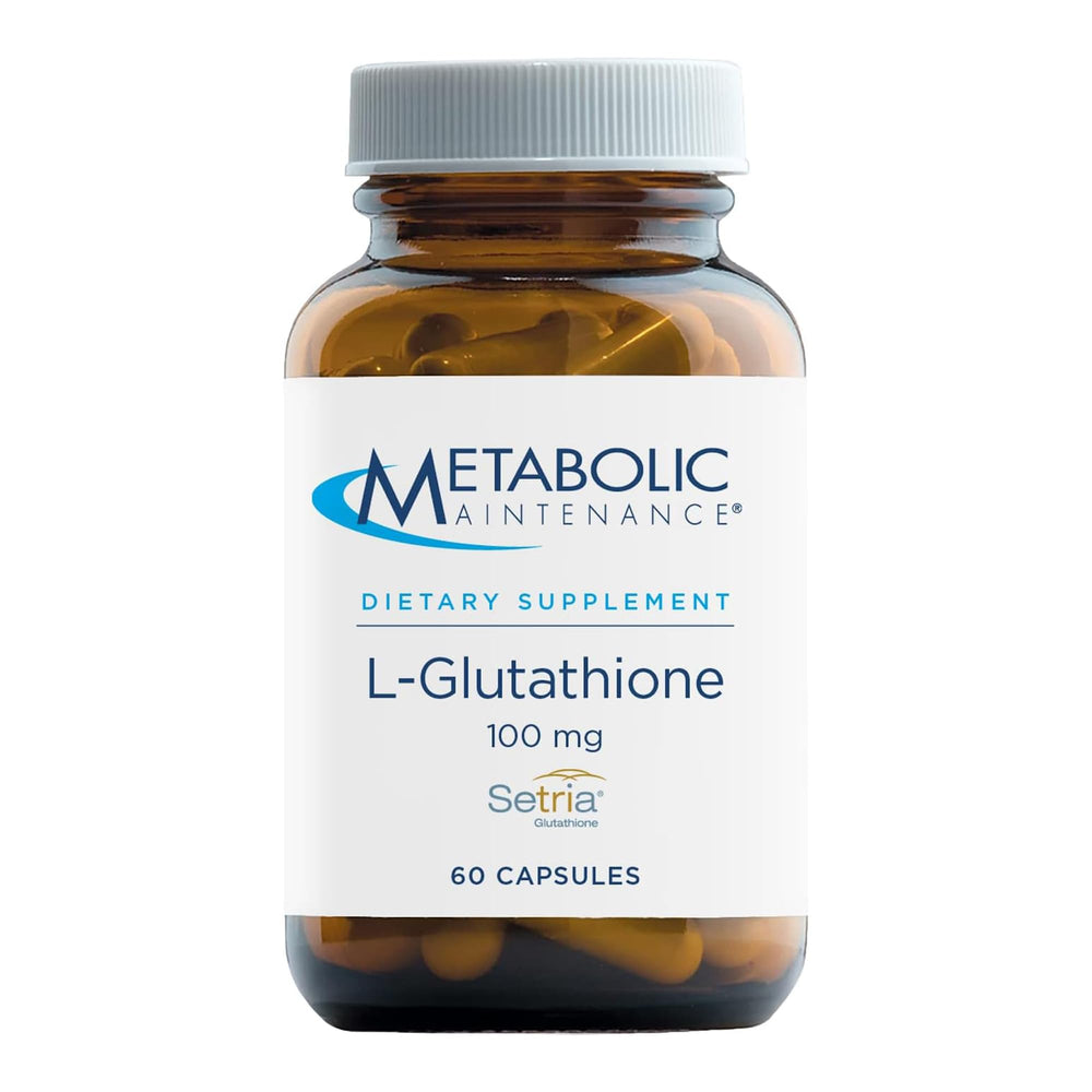 Metabolic Maintenance L-Glutathione 100mg bottle with 60 capsules