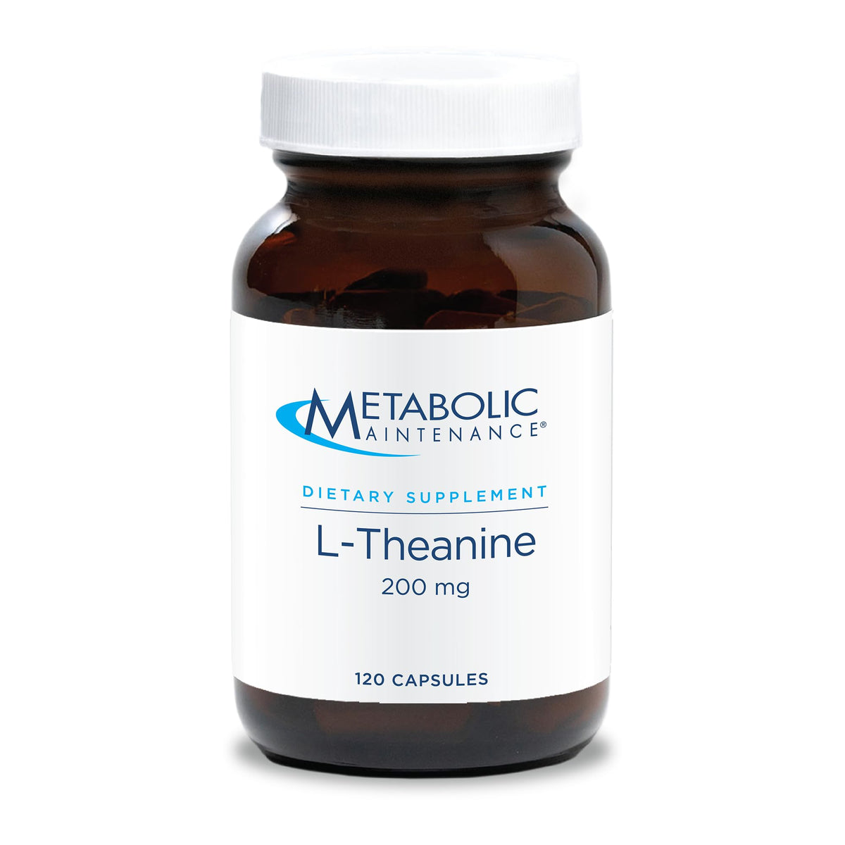 Hero image of Metabolic Maintenance L-Theanine 200mg Suntheanine bottle (120 capsules)