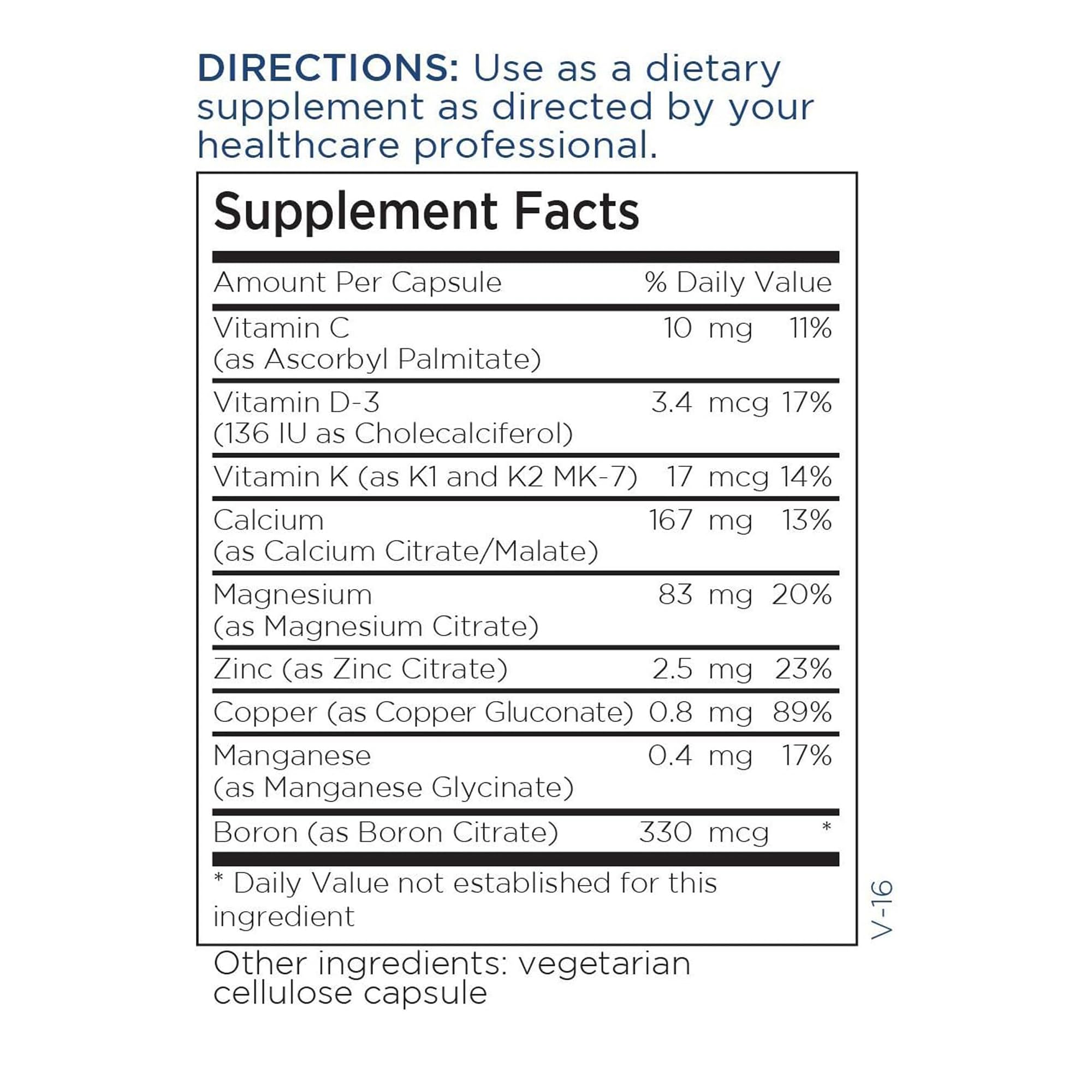 BPA-free amber bottle packaging for Metabolic Maintenance Rebuild
