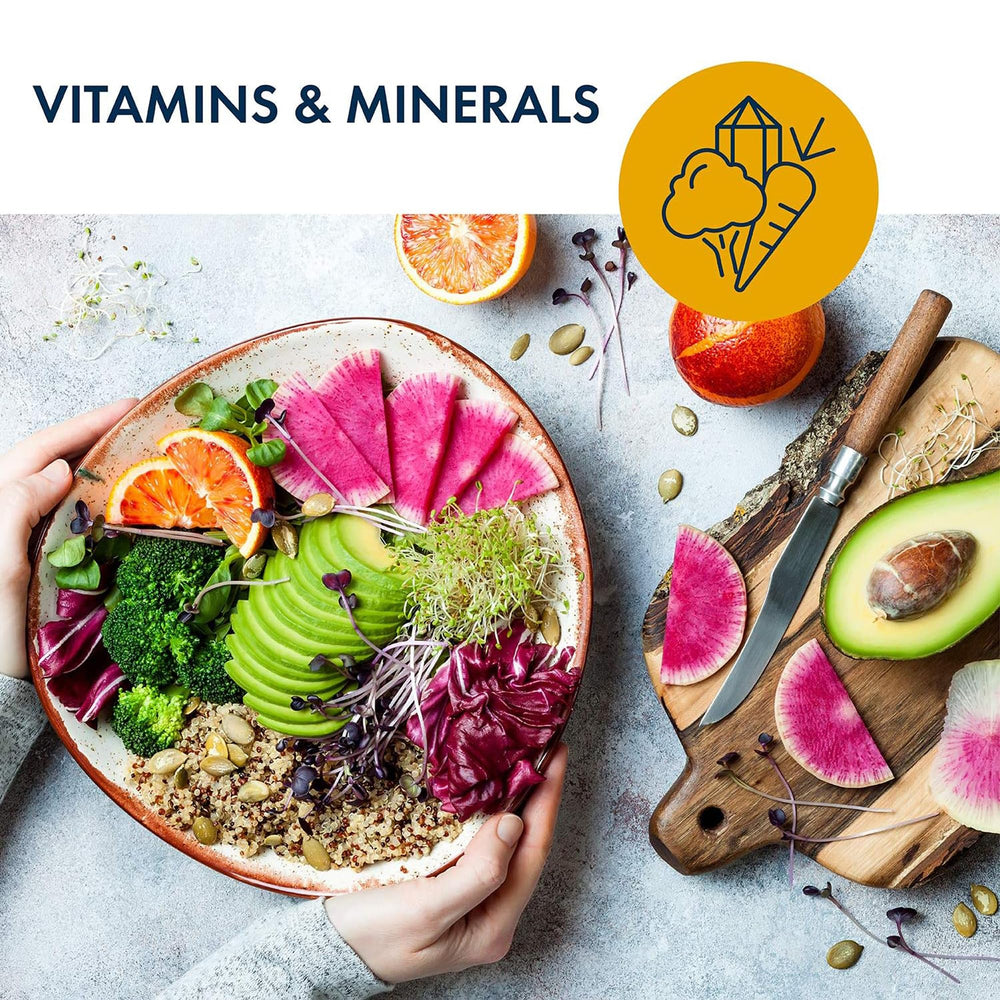 Oraged imagery representing thyroid health and immune support