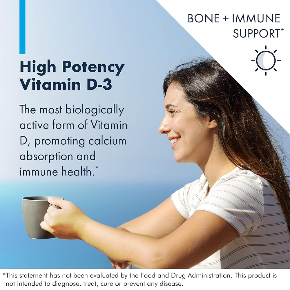 D3 and K2 capsules next to calcium-themed graphics