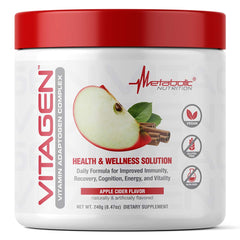 Vitagen Vitamin Adaptogen Complex 240 g bottle front view with Apple Cider