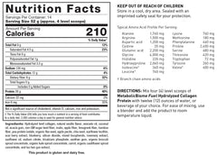 Vanilla flavor MetabolicBiome Fuel hydrolyzed collagen protein shake serving