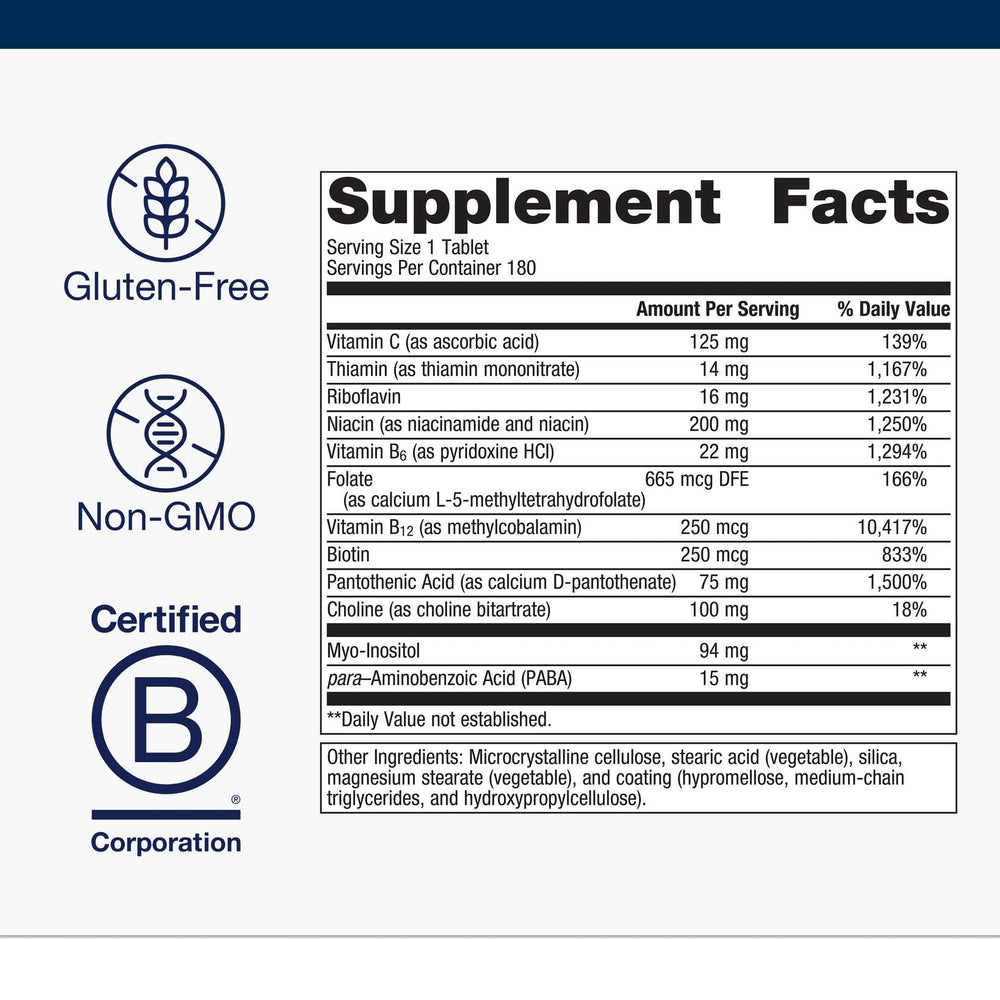Illustration of active B6 and B12 forms with folate