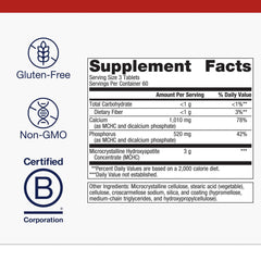 Calcium and phosphorus content from MCHC in Bone Builder