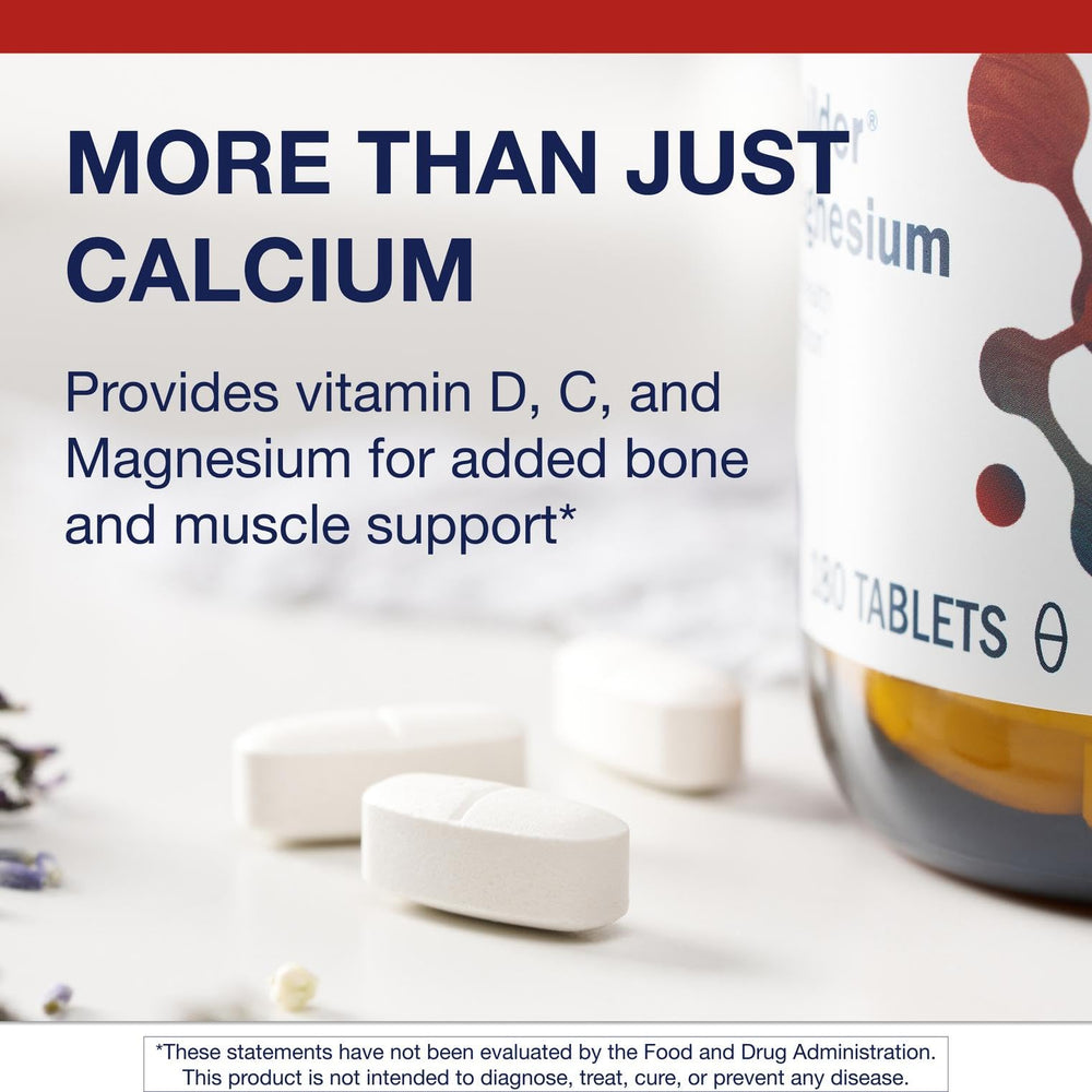 Metagenics Bone Builder vitamin D and minerals support daily bone wellness.