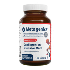Bottle of Metagenics Cardiogenics Intensive Care 90 tablets