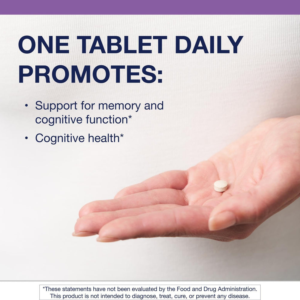 Close-up of Ceriva bottle with key benefits listed on label