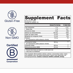 Graphic showing cartilage health and integrity support