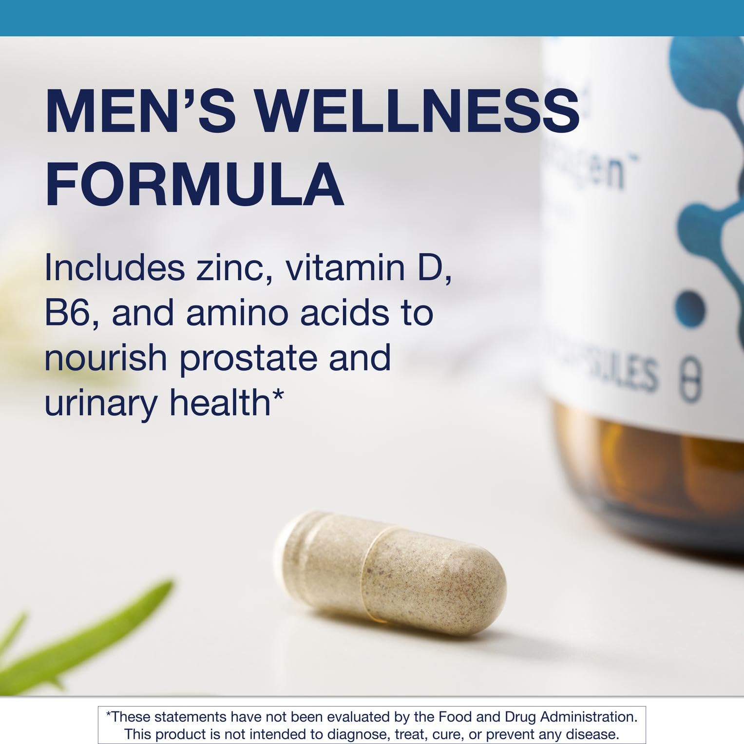 Metagenics Concentrated Ultra Prostagen label showing stinging nettle for urinary health support.