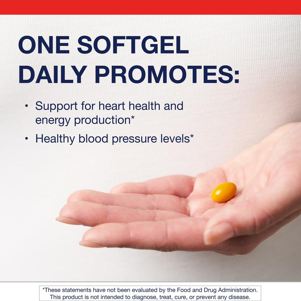 Vitamin E label on Metagenics CoQ10 ST-100 emphasizes antioxidant support