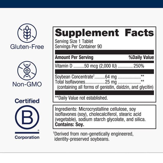 Close up of Metagenics D3 2000 IU Complex label