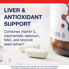 Vitamin C, Niacinamide, and Selenium components in GlutaClear