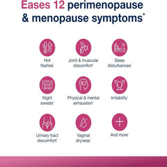 Metagenics HerWellness Estrovera label view highlights hormone-free, vegetarian, non-GMO formula.
