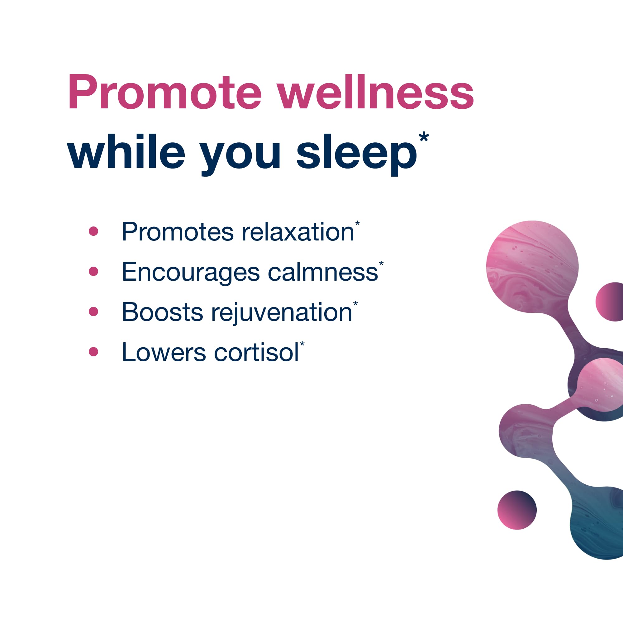 Herbal & Nutrient Blend including holy basil, zinc, vitamin C and magnesium