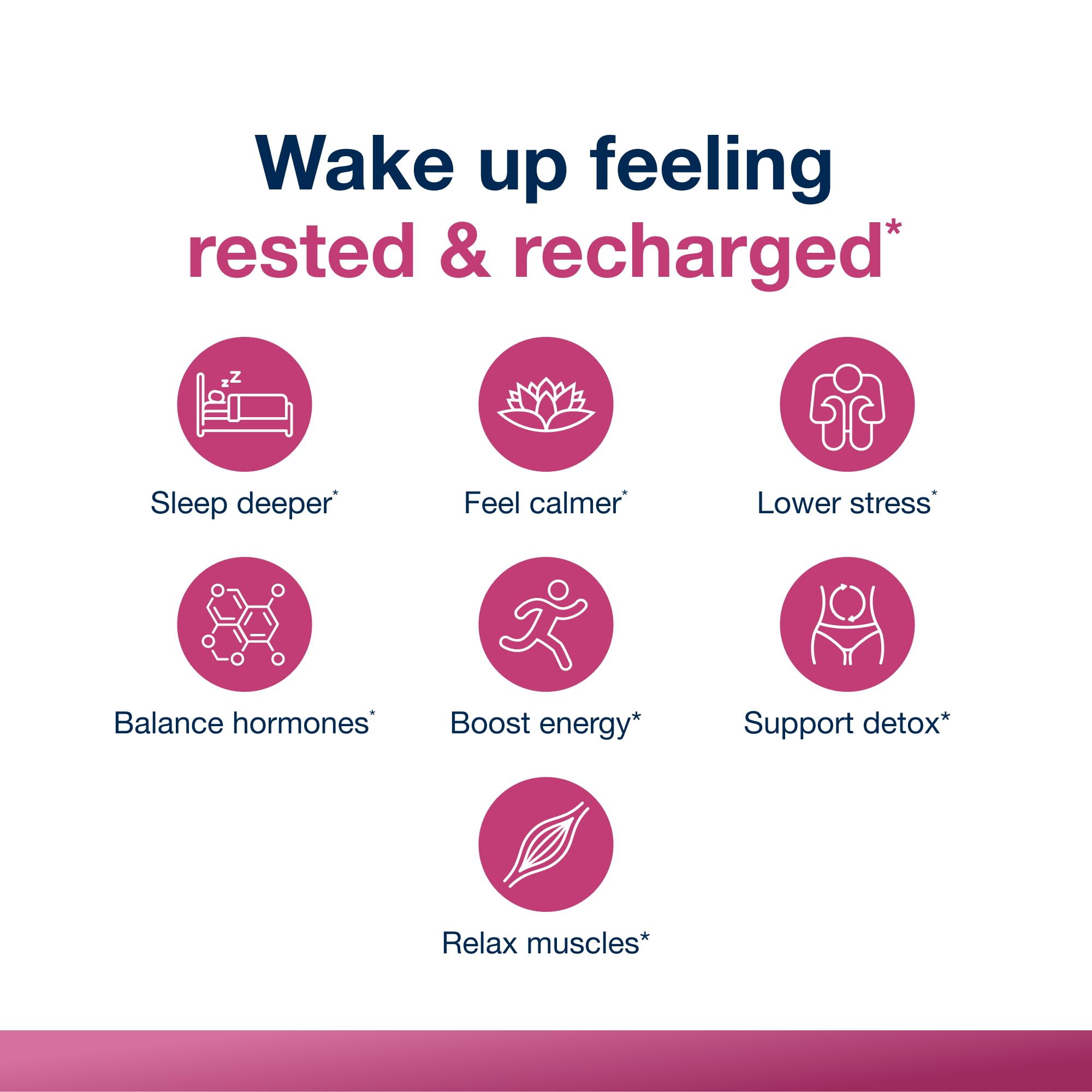 Relaxing nighttime scene illustrating sleep support