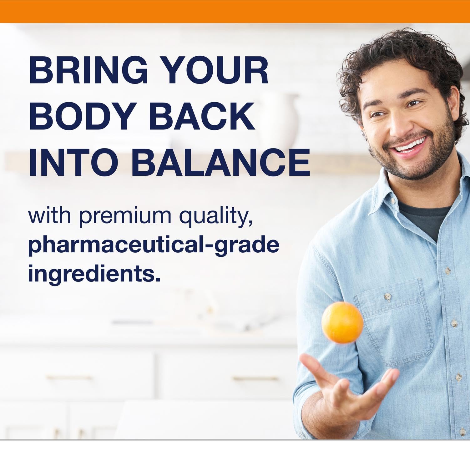 Non-GMO and Gluten-Free badges on Metagenics packaging