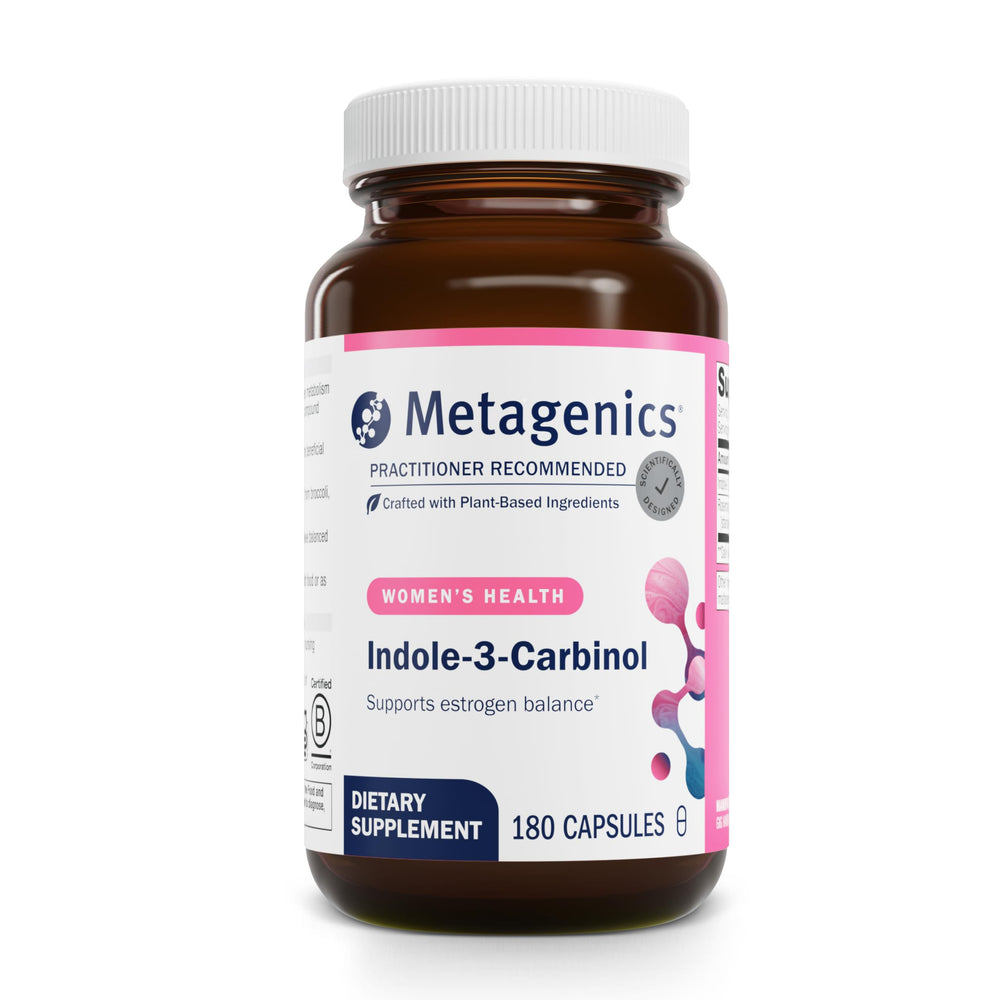 Metagenics Indole-3-Carbinol supplement bottle front