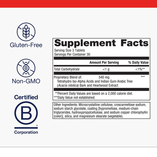 Close-up of Metagenics Insulin Guard tablets